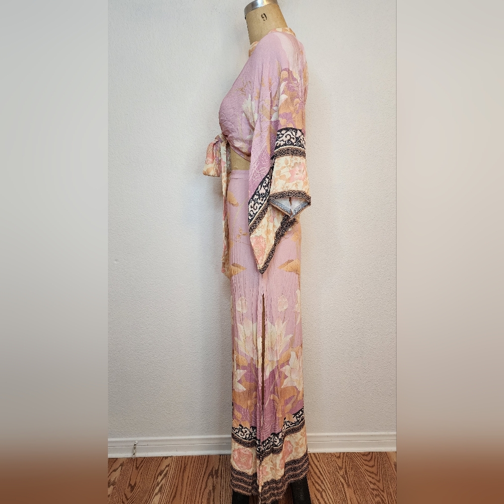 Spell & The Gypsy Pink Cherry Blossom Kimono Set - Picture 9 of 14